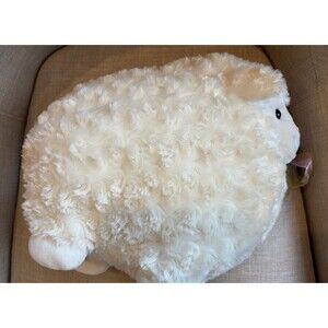 Dan Dee Collectors Choice Plush Lamb Ivory Pastel Ribbon Easter Spring Pillow
